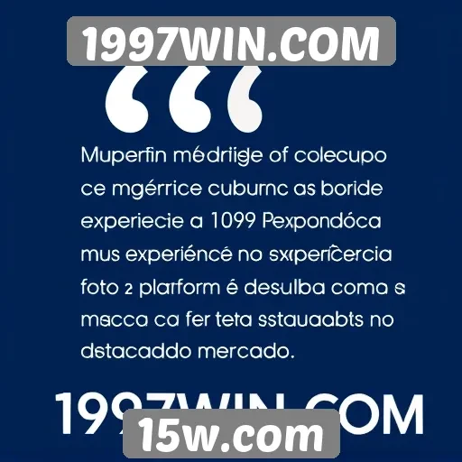 Feedback dos usuários sobre a experiência em 1997WIN.COM